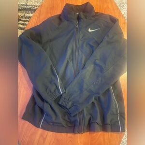 Nike Men's Black Windbreaker Jacket